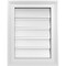 Ekena Millwork Vertical Surface Mount PVC Gable Vent: Functional, w/ 2"W x 1-1/2"P Brickmould Frame, 14"W x 18"H GVPVE14X1802SF - alternate 1